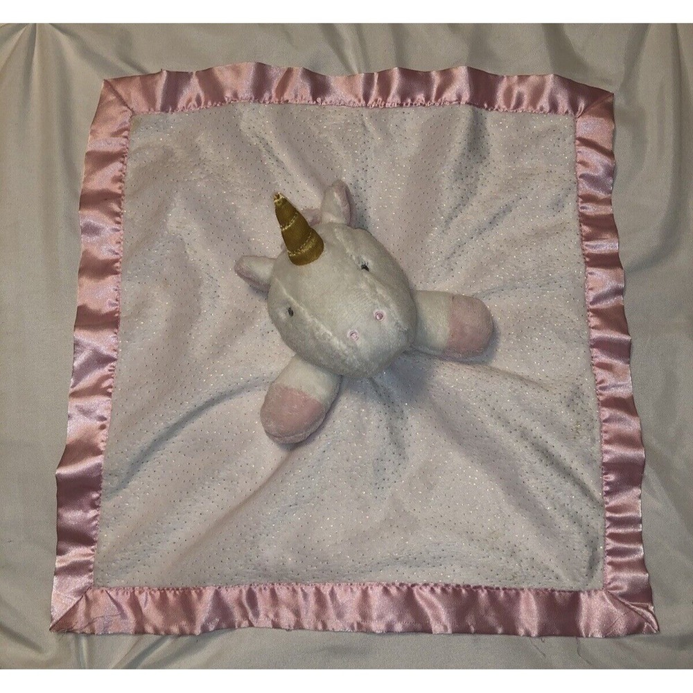 Cloud Island Lovey unicorn white security blanket Sparkle - Picture 2 of 9